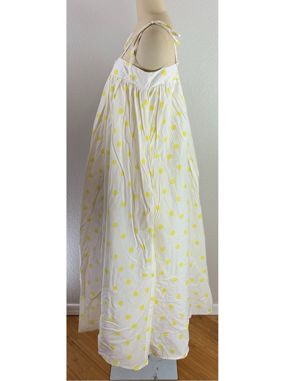 Anthropologie WHIT TWO Polka Dot Maxi Dress Boho Resortwear Medium - Picture 6 of 16